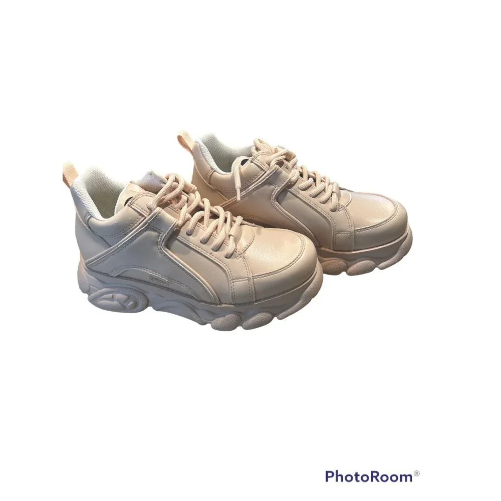 Buffalo London Corin Platform Leather Sneaker Shoes 8.5 Women's NEW IN BOX! - Picture 5 of 10